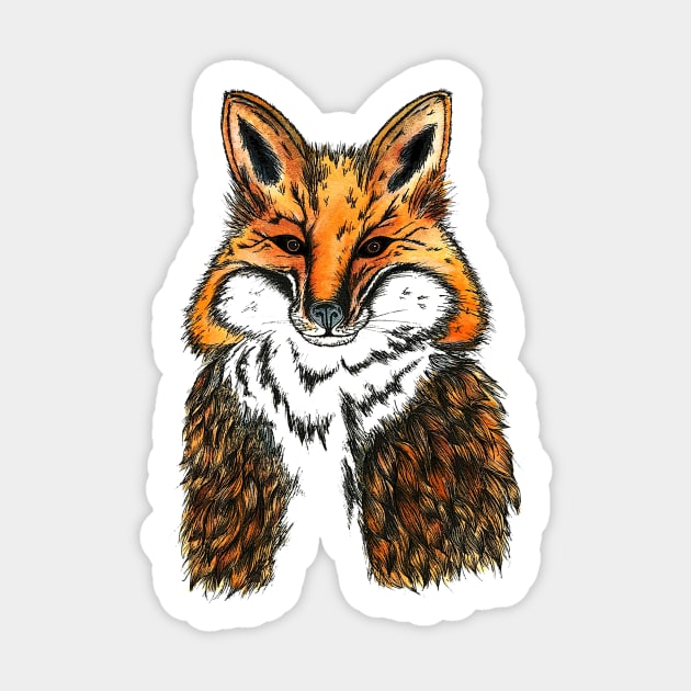 Mr Fox Sticker by CasValli